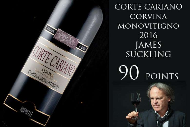 CORTE CARIANO 2016: 90 PUNTI JAMES SUCKLING